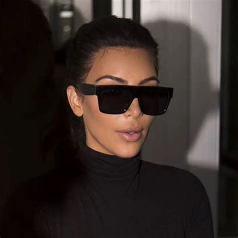 kim kardashian black square sunglasses|kim kardashian sunglasses brand.